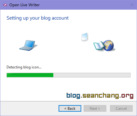 Open Live Writer 安装时的截图-2