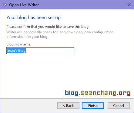 Open Live Writer 安装时的截图-3